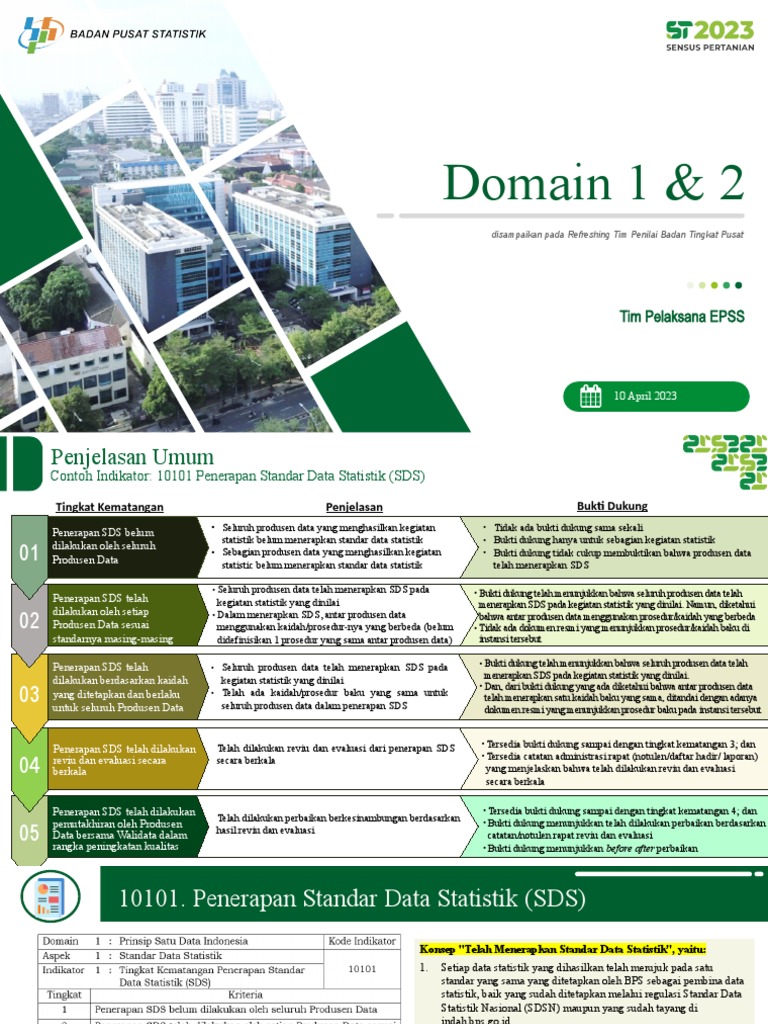 2023.04.11 Penjelasan EPSS - Domain 1 Dan 2 | PDF