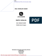 John Deree 950j Crawler Dozer Parts Catalog