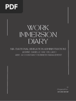 Example Work Immersion