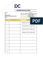 Distribution RFQ Form