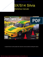 Workshop Manual Nissan 200sx s14 Silvia