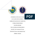 Bioseguridad Ensayo Materiales de Bioseguridad Marcelo Quilumba Imagenología y Radiología