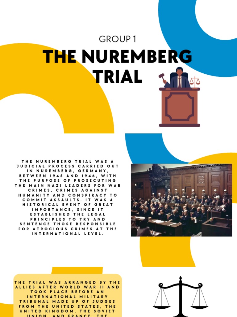 The Nuremberg Trial PDF Nuremberg Trials Criminal Law