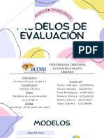 Modelos de Evaluación Psicológica