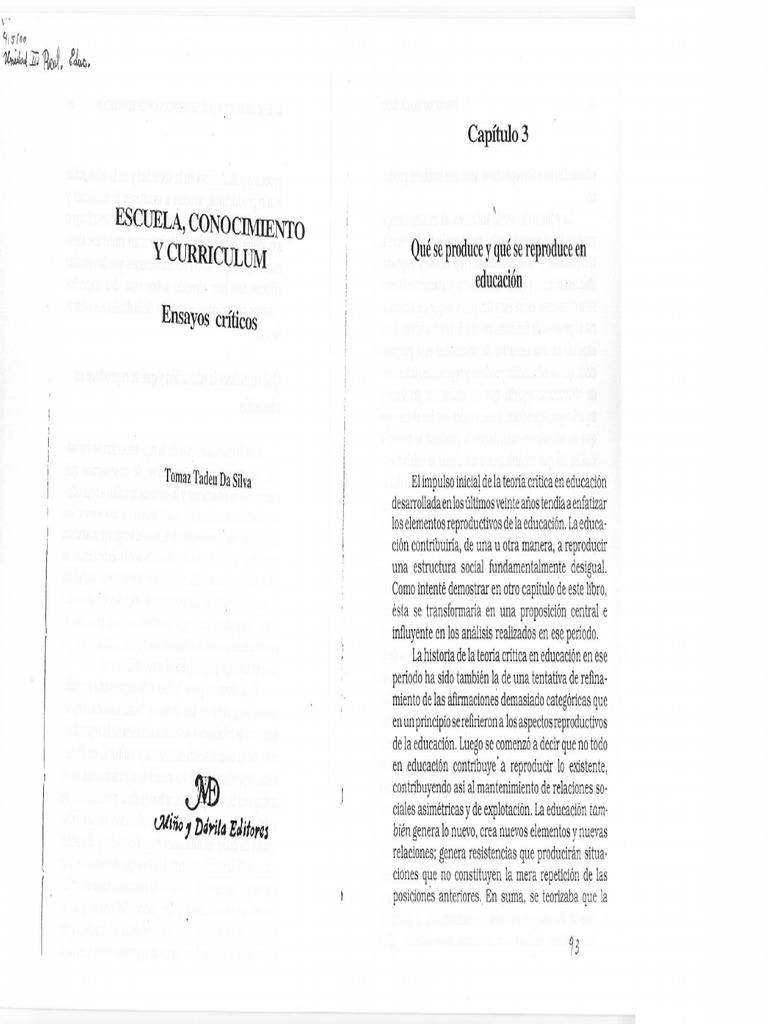 TADEU Capitulo 3 | PDF