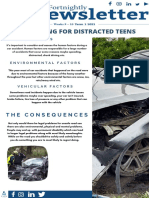 Safe Driving For Distracted Teens: Human Factors