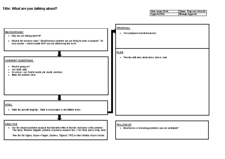 A3 Word Template | PDF