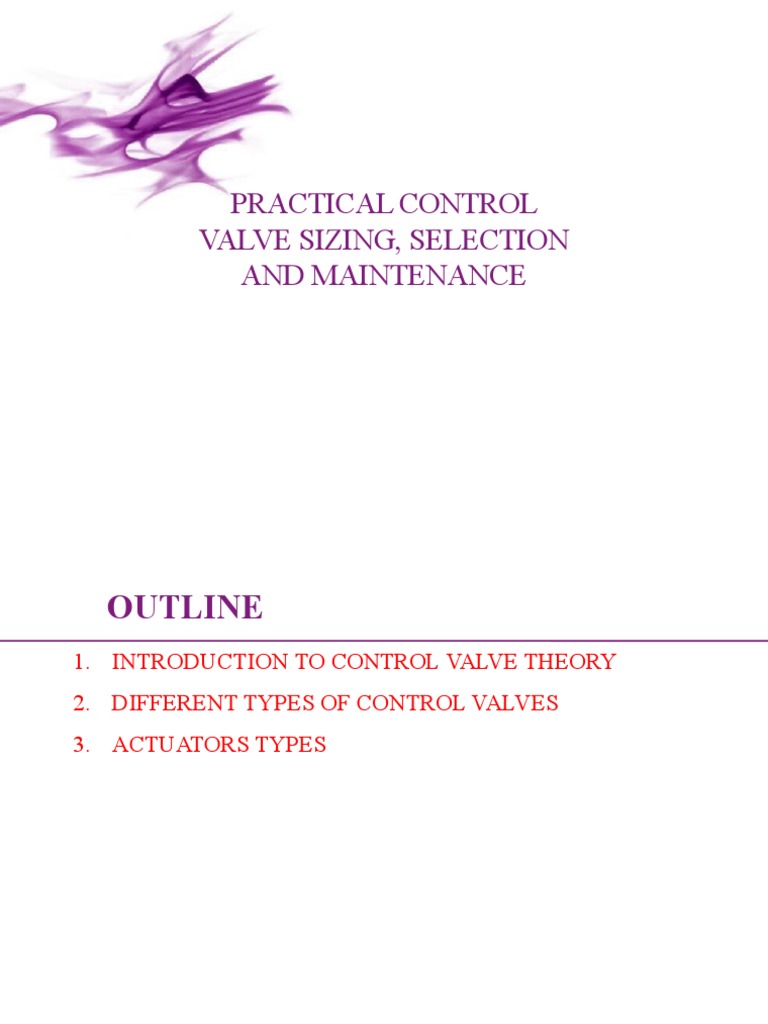 Practical Control Valve Sizing, Selection and Maintenance13 PDF