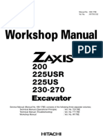 Hitachi Zx200 Workshop Manual