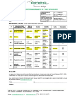 Fiche Dinscription Aux Examens ONEC 1