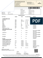 Haematology Test Name Result Unit Bio. Ref. Range Method