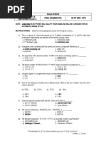 LOGIC - CIRCUITS Final Exam Q3 2009 - 2010 ANSWER KEY Ver 2003