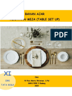 Bahan Ajar - Table Setup