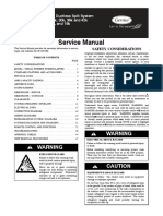 Service Manual: Warning