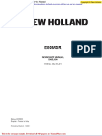New Holland Excavator E80msr en Service Manual