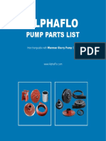 AlphaFlo® - Warman Pump Replacement Parts List