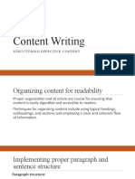 Content Writing - 4