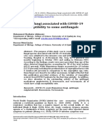 Filamentous Fungi Associated With COVID-19 and Its Susceptibility To Some Antifungals