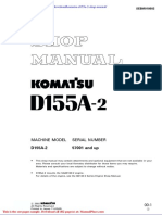 Komatsu D155a 2 Shop Manual