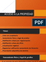 Acceso A La Propiedad