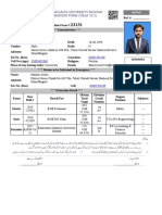 Online Admission Form BZU Multan