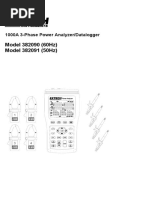 Manual Analizador Extech 382090