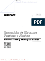 Caterpillar 3126 Manual Servicio Motores de Camiones