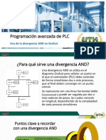 Programacion Avanzada de PLC. Uso de La Divergencia AND