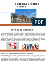 Niveles de Gobierno y Acuerdo Nacional