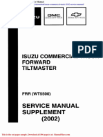 Isuzu Commerical Truck 2002 Service Manual