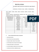 Tildación Diacrítica - Práctica - 2023