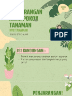 Penjarangan Anak Pokok Tanaman