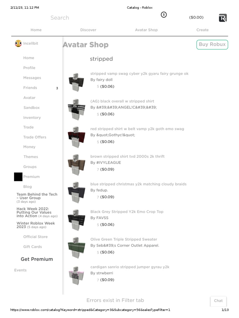 The catalog has been ruined by these clothing groups, the catalog used to  be beautiful :( : r/roblox