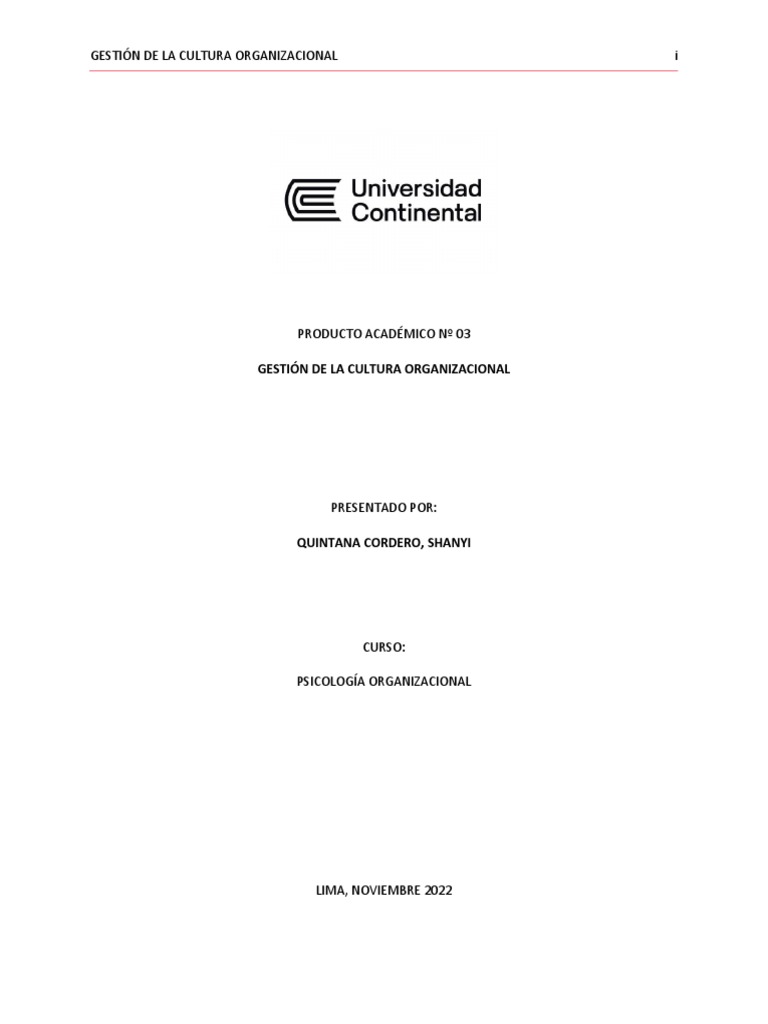 Estrategias para Transformar la Cultura Organizacional | PDF ...