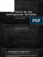 La Teoría de Las Inteligencias Múltiples