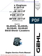 Deutz Engine Sl4640 Sl4840 Sl5640 Sl6640 Skid Loader Parts Manual