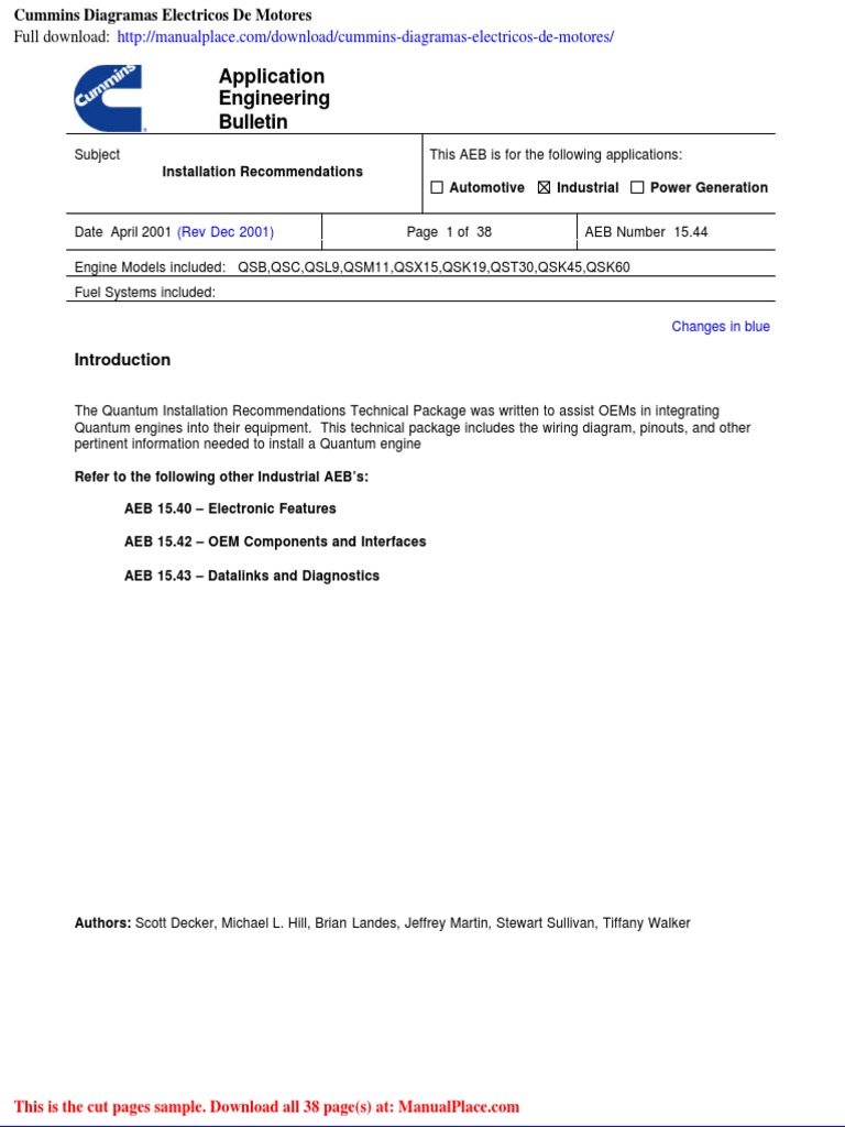 Quantum Engine Wiring Guide | PDF | Relay | Fuse (Electrical)