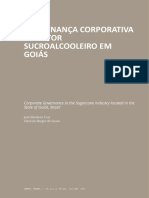 Governança Corporativa No Setor Sucroalcooleiro em Goiás