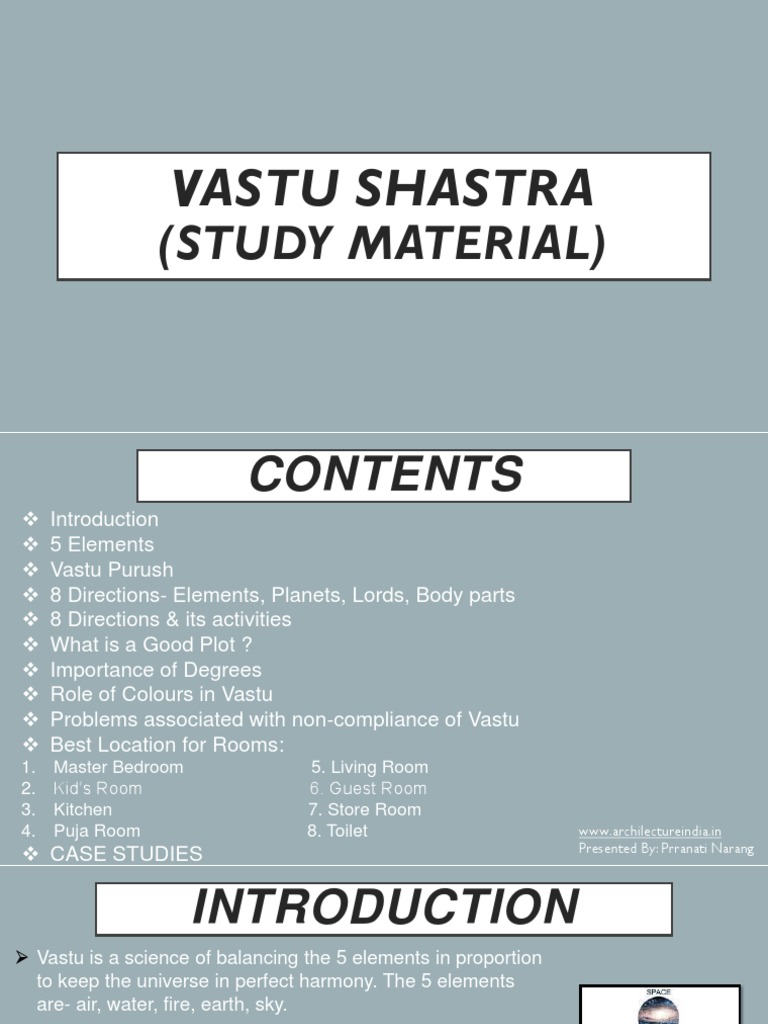 Vastu Shastra Study Material Pdf Planets In Astrology