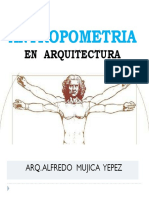 Antropometria en Arquitectura