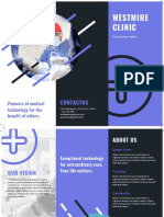Blue Modern Medical Brochure