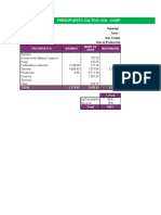 Ppto 2022 Directos Uva M5 - 201, M5 - 202, M5 - 203 Sweet Globe