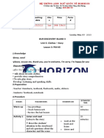 Lesson Plan Unit 5 Lesson 3 Page 64-65 21-5-2023