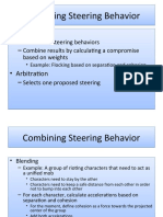 Combining Steering Behavior