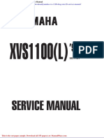 Yamaha Xvs 1100 Drag Star 99 Service Manual