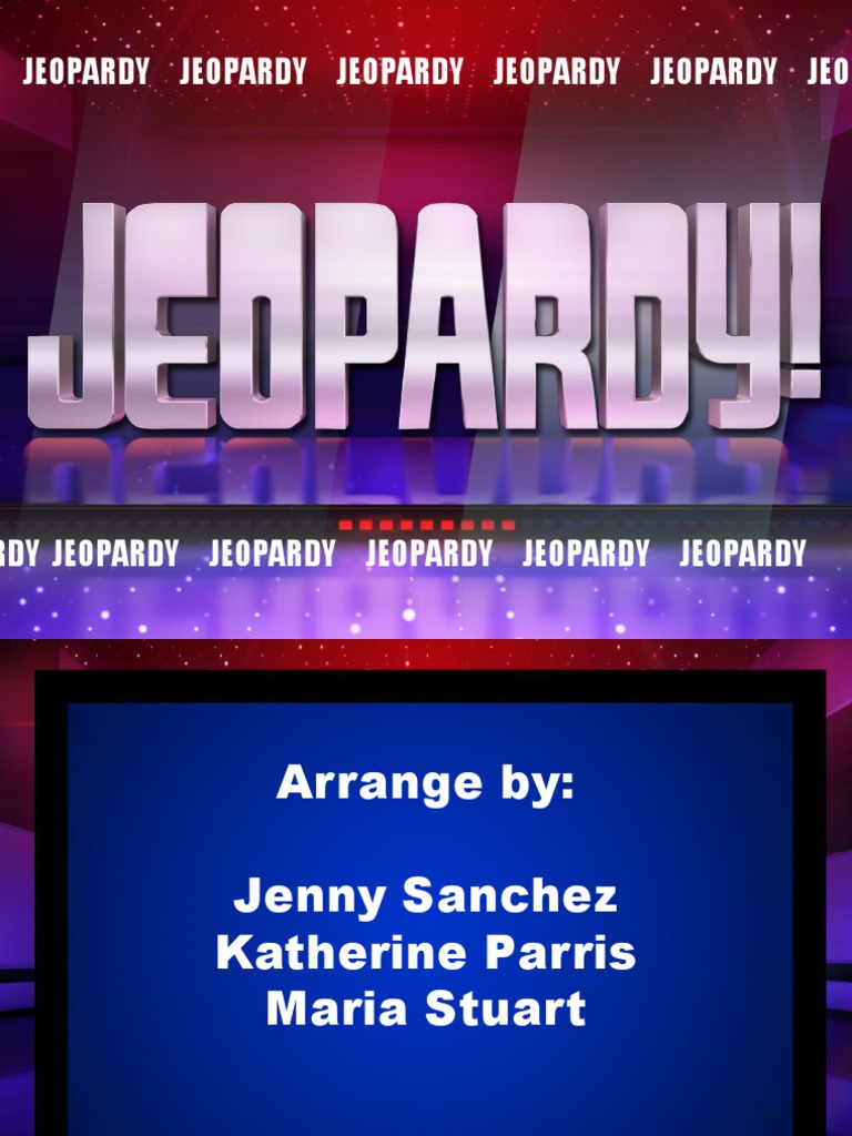 Jeopardy Game TEMPLATE (1) (1) - 1 | PDF | Poetry | The Arts