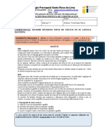 Evaluación Diagnóstica - 5 Sec. Escribe