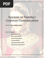 TANISHQ - Group 1 Corporate Communication M5th Batch