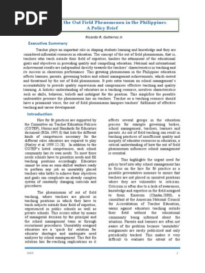 Task 5- Policy Brief GUTIERREZ
