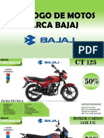 Catalogo de Bajaj